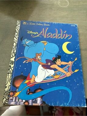 Disney Aladdin Little Golden Book – Blue Cover